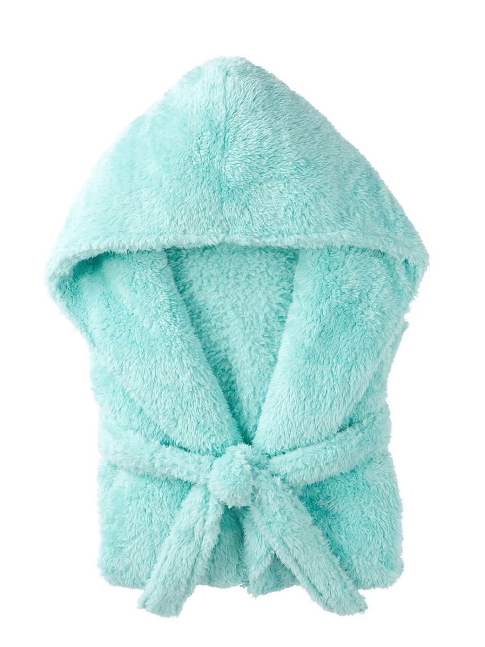 Pottery  Barn Teen Robe NWOT Hooded Bath Robe - Aqua size XS